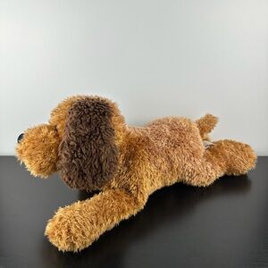 Gund Rare Schmoozer Puppy Dog 18” #5344 Large Beige Tan Brown Floppy Plush HTF
